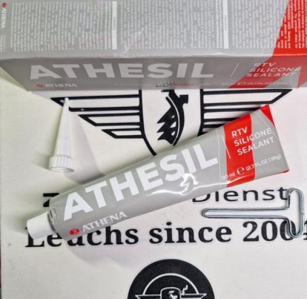 Athesil Dichtungsmasse RTV Silicone -40 - +300 Grad Benzin/Öl und Wasserresisdent 96g